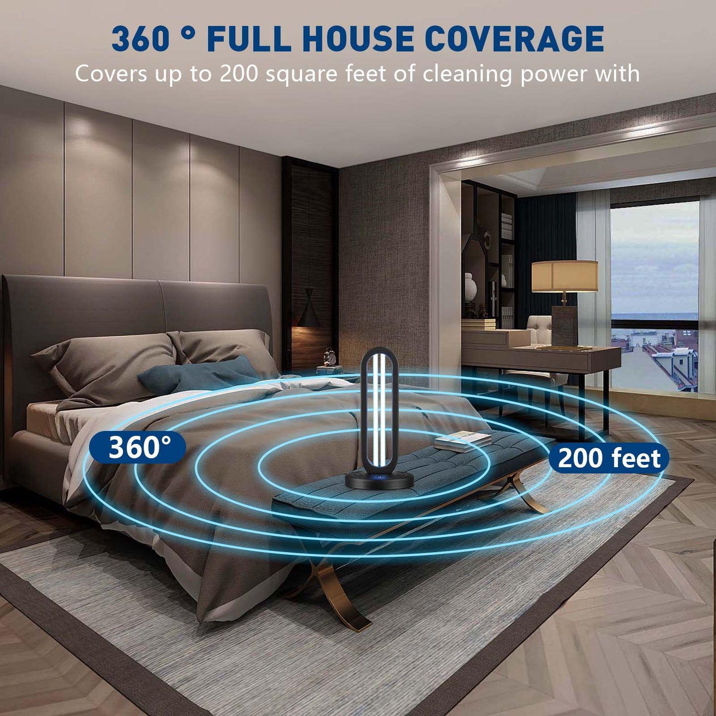 Firstuvc Global UV Light Sanitizer with Audible Warning
