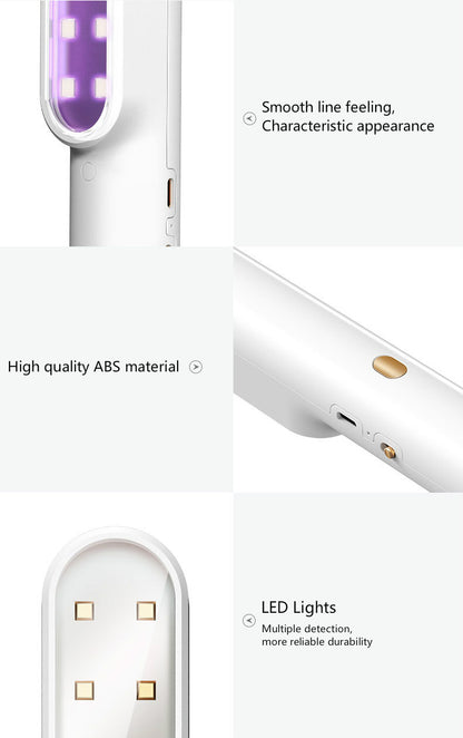 Portable UV Hand-Held Sterilization Lamp Light Disinfection  For Household