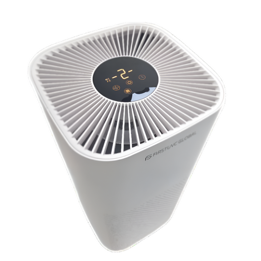 UV Air purifier sterlizers for household, containing air filter and Ultraviolet (UV) light for disinfection