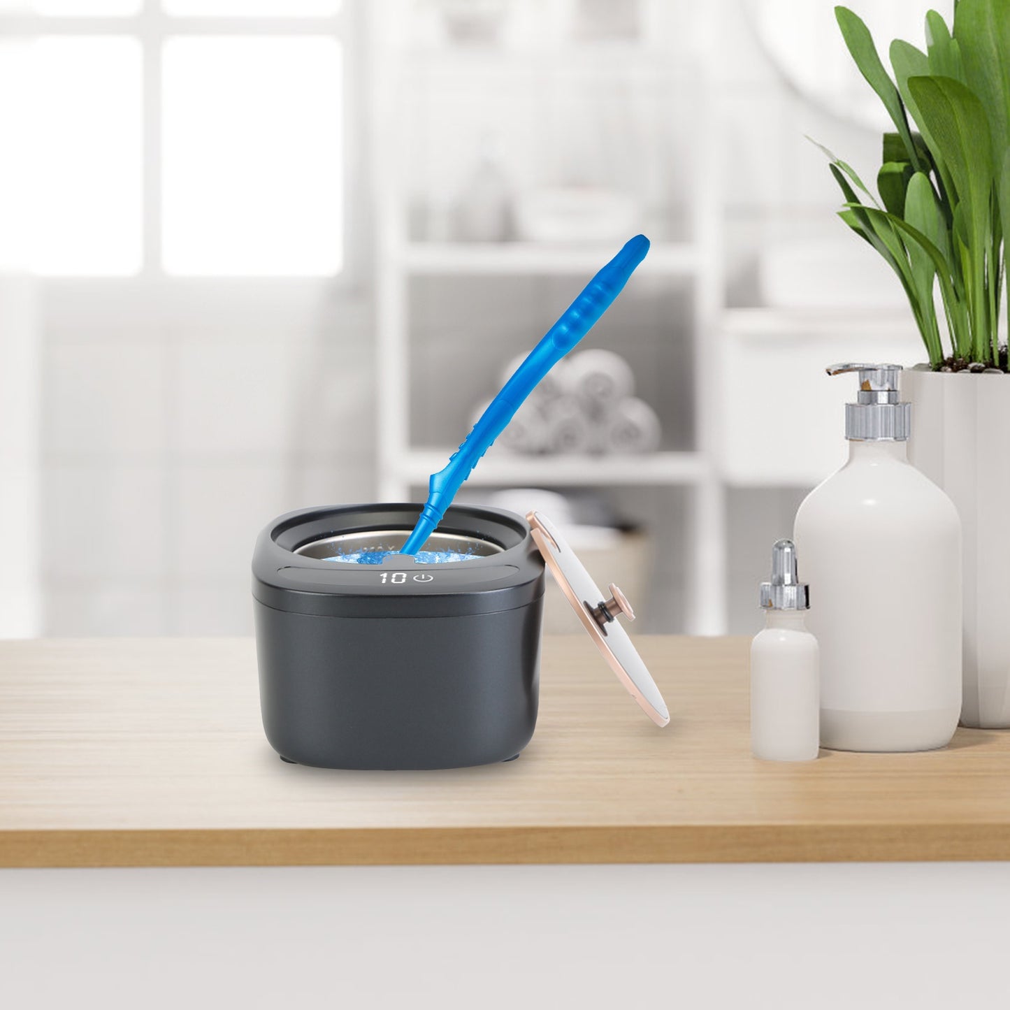 UV Light - Ultrasonic Cleaning Machine With 3 Modes 230ML Capacity