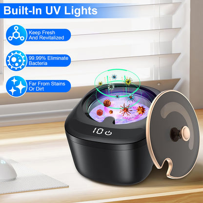 UV Light - Ultrasonic Cleaning Machine With 3 Modes 230ML Capacity