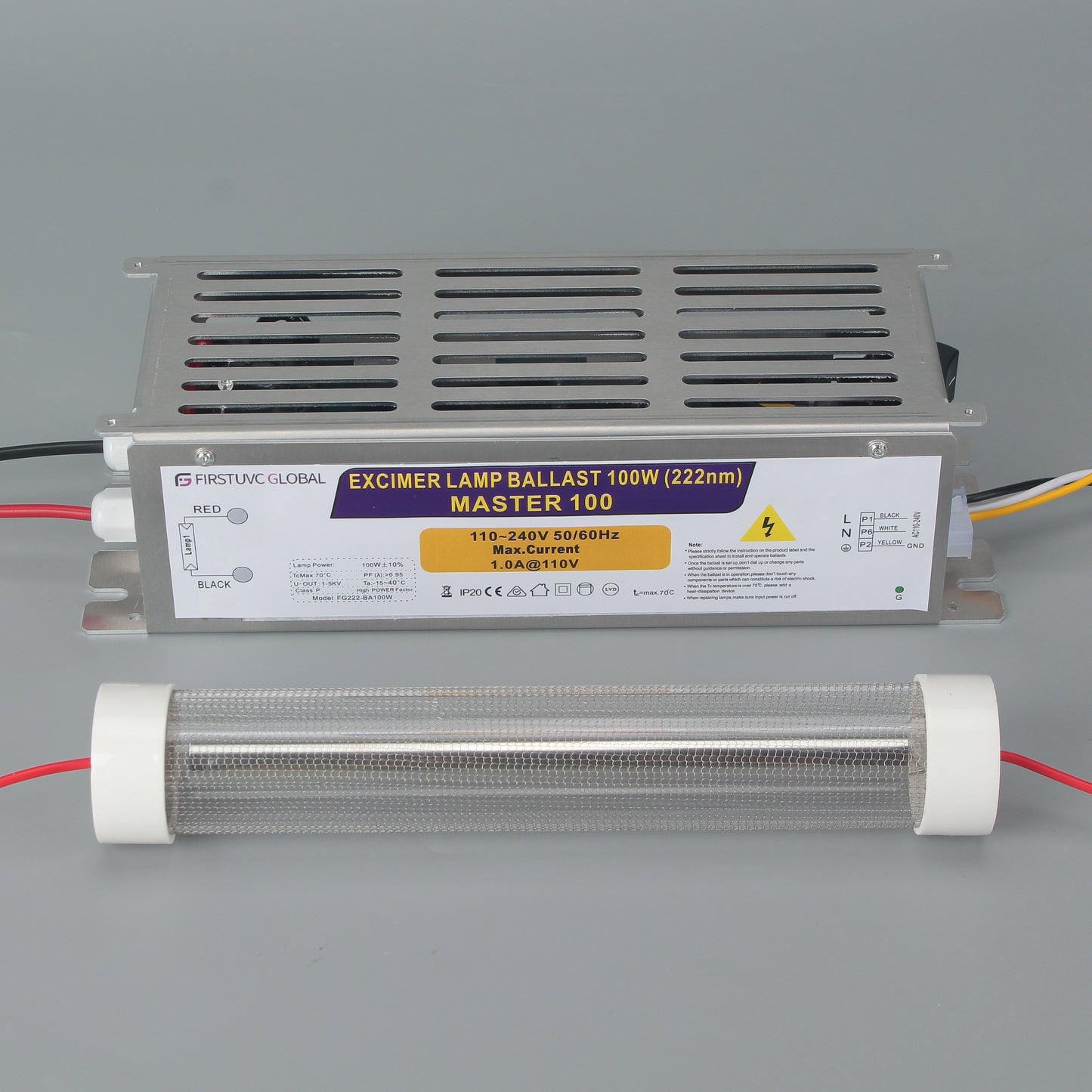 New !!! - 222nm Excimer Lamp (100W)
