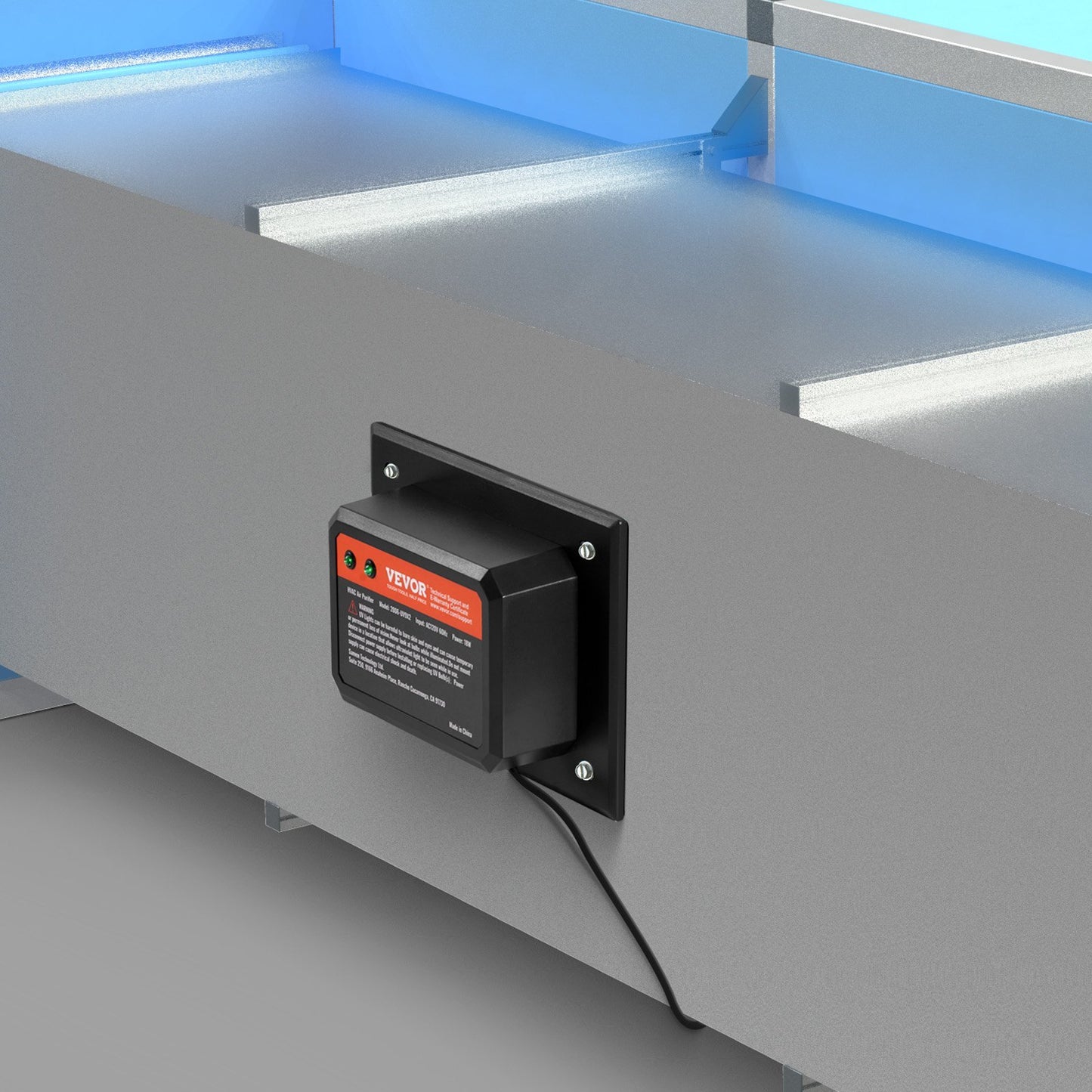 HVAC Air Purifier Whole House 18W 7inch UV Light In Duct For Ac Systems