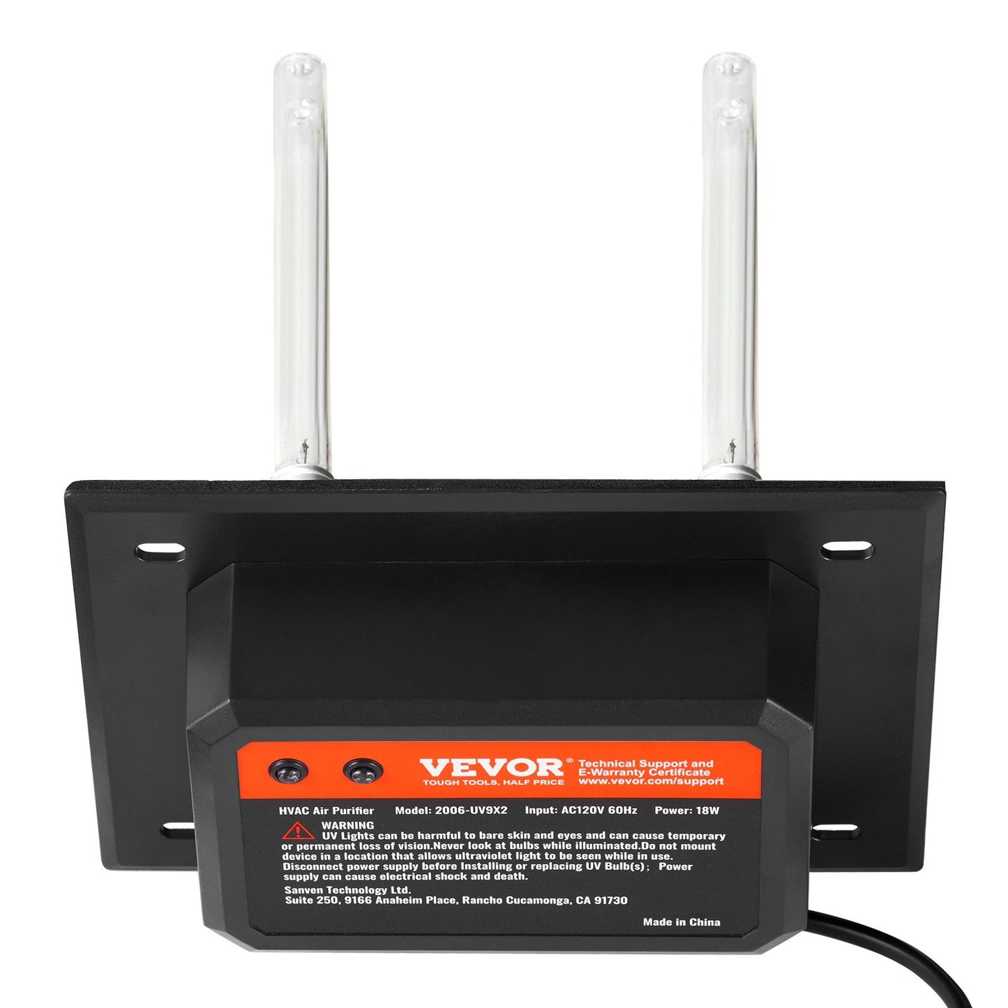 HVAC Air Purifier Whole House 18W 7inch UV Light In Duct For Ac Systems